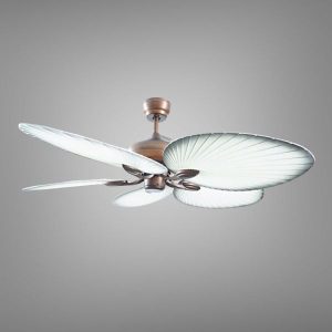 Quạt trần thiết kế 5 cánh lá cọ nghệ thuật QT-148