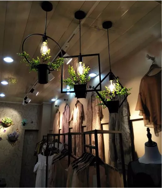 Đèn Thả Decor - Khung Sắt, Trồng Cây Giá Rẻ Tdc-23