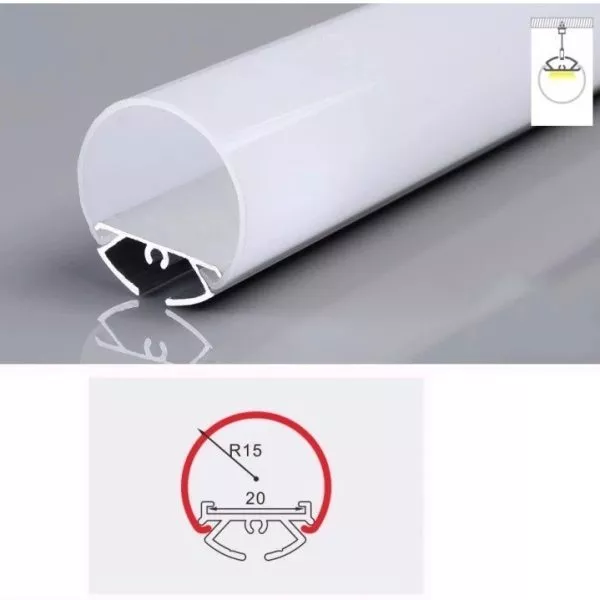 Thanh Nhôm Định Hình Dạng Ống Tròn D30