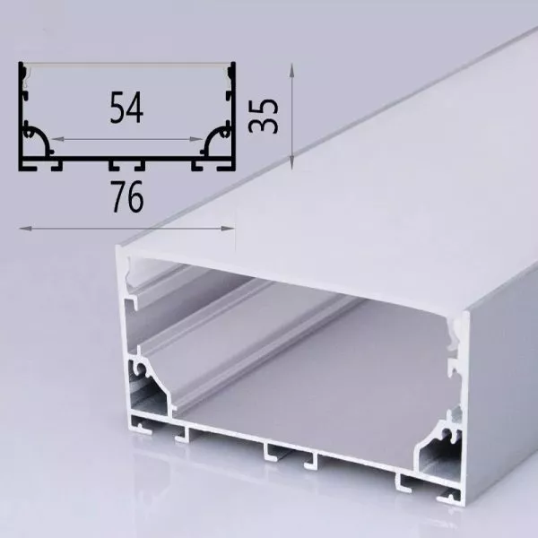 Thanh Nhôm Định Hình, Kiểu Đèn Thả U7635