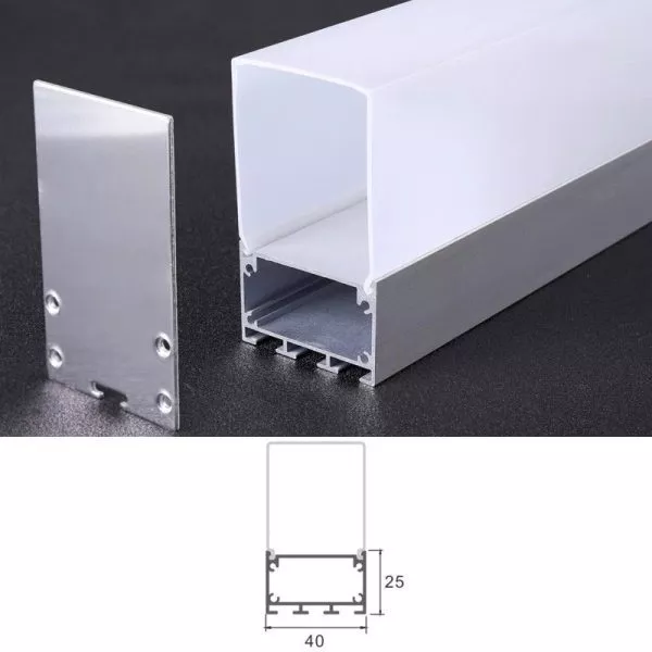 Thanh Nhôm Định Hình, Kiểu Đèn Treo U4070