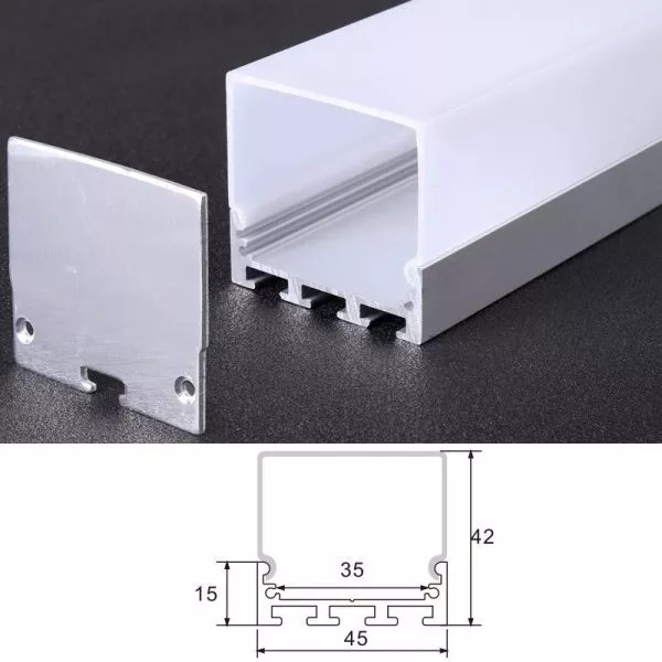 Thanh Nhôm Định Hình, Kiểu Đèn Treo U4542