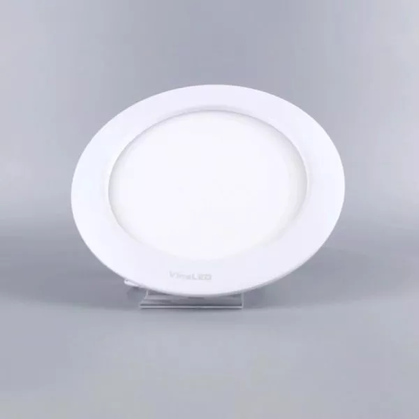 Đèn Panel Âm Trần Cao Cấp, 10Wat Vinaled, Màu Trắng/Xám
