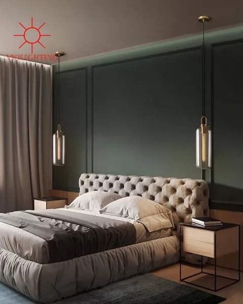 Đèn Thả Decor - Thủy Tinh Màu Trong, Thiết Kế Hình Trụ Tdc-703B
