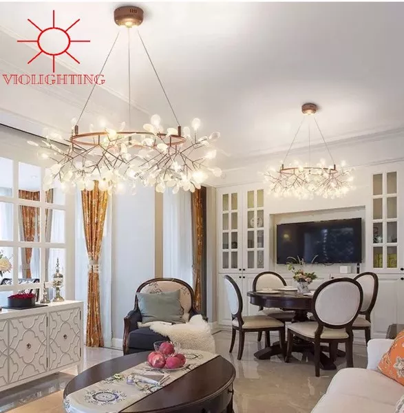 Đèn Thả Vòng Tròn Hera Lá Nhựa Mỏng Tdc-200
