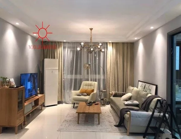 Đèn Gắn Trần Phòng Khách-Bàn Ăn, Kiểu Bắc Âu, Chao Thủy Tinh Màu Tdc-194