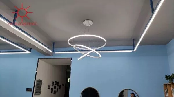Đèn Thả Led 3 Vòng, Thân Trắng Giá Rẻ Tdc-188T
