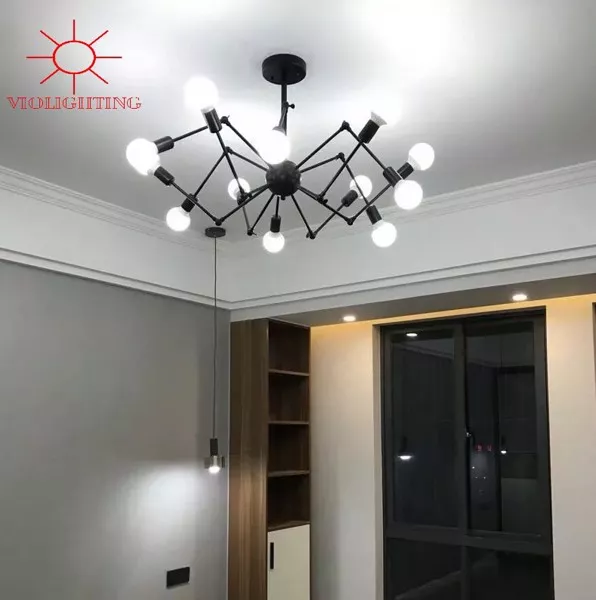 Đèn Thả Nhện 12 Tay Đứng Tdc-119