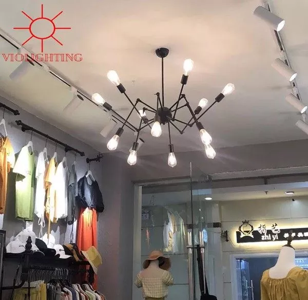 Đèn Thả Nhện 12 Tay Đứng Tdc-119