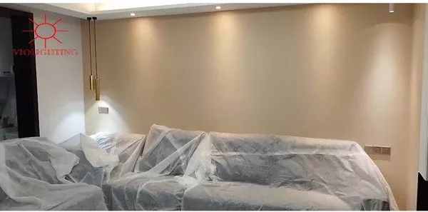 Đèn Thả Ống Sắt Màu Vàng Tdc-58V