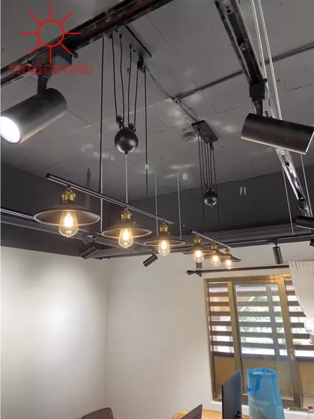 Đèn Thả Decor - Thiết Kế Khung Ngang, Chụp Sắt 3 Bóng Nghệ Thuật Tdc-82
