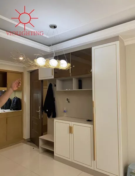 Đèn Thả Ngang Kiểu Tổ Chim Nghệ Thuật Tdc-113