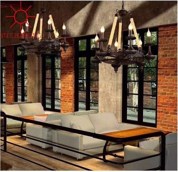 Đèn Thả Sắt Phong Cách Cơ Khí Tdc-1032