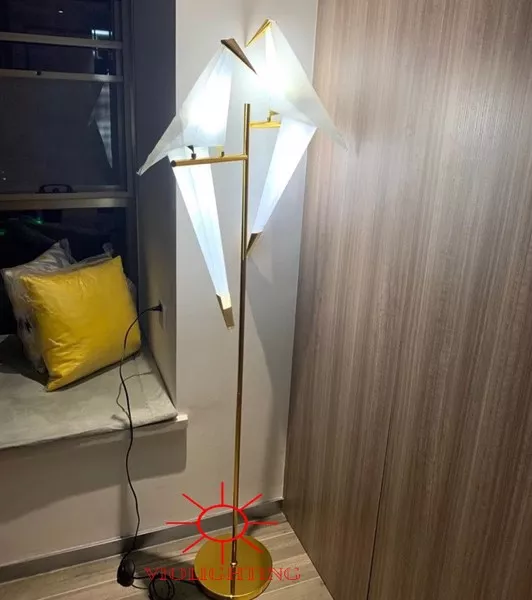 Đèn Cây Đứng Chim Hạc Nghệ Thuật Dc-648/2