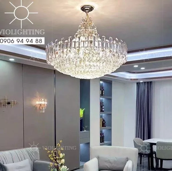 Đèn Chùm Phale, Thiết Kế Kiểu Tròn, Thẻ Phale K9 Cao Cấp Dc-1039
