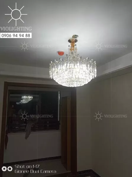 Đèn Chùm Phale, Thiết Kế Kiểu Tròn, Thẻ Phale K9 Cao Cấp Dc-1039