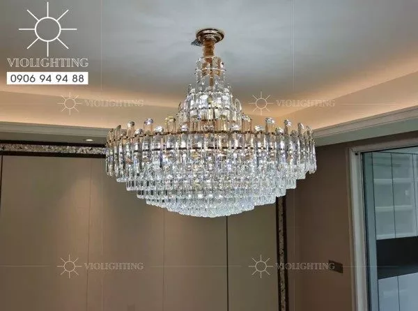 Đèn Chùm Phale, Thiết Kế Kiểu Tròn, Thẻ Phale K9 Cao Cấp Dc-1039