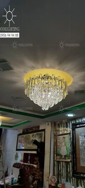 Đèn Gắn Trần Phòng Khách-Bàn Ăn, Thẻ Phale Trắng Cao Cấp Dc-1052