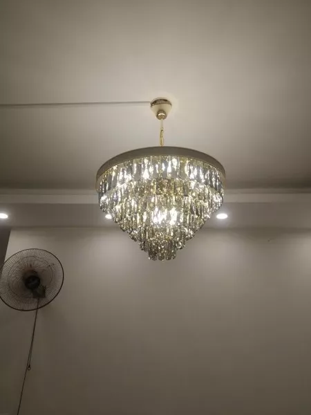 Đèn Gắn Trần Phòng Khách-Bàn Ăn,Phale Màu Khói Cao Cấp Dc-1053