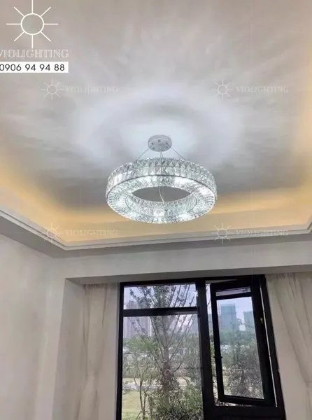 Đèn Gắn Trần Phòng Khách-Bàn Ăn,Vòng Phale Cao Cấp Dc-1063