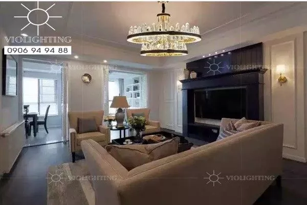 Đèn Gắn Trần Phòng Khách-Bàn Ăn,Phale Kiểu Đá Cao Cấp Dc-1065