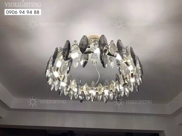 Đèn Gắn Trần Phòng Khách-Bàn Ăn,Phale Kiểu, Phối 2 Màu Dc-1072