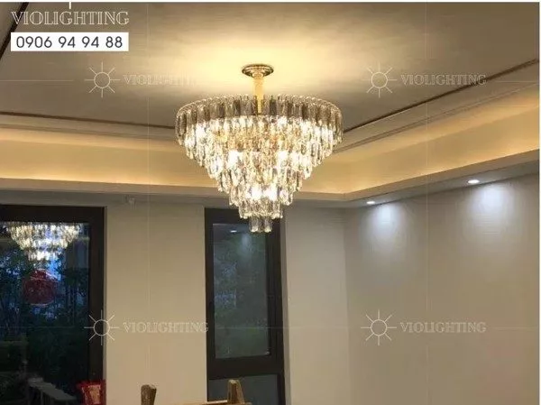Đèn Gắn Trần Phòng Khách-Bàn Ăn,Phale Kiểu, Phối 2 Màu Dc-1073