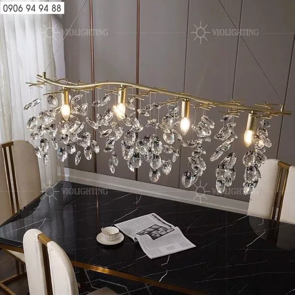 Đèn Gắn Trần Phòng Khách-Bàn Ăn, Kiểu Serip Thân Ngang Giá Rẻ Dc-1079
