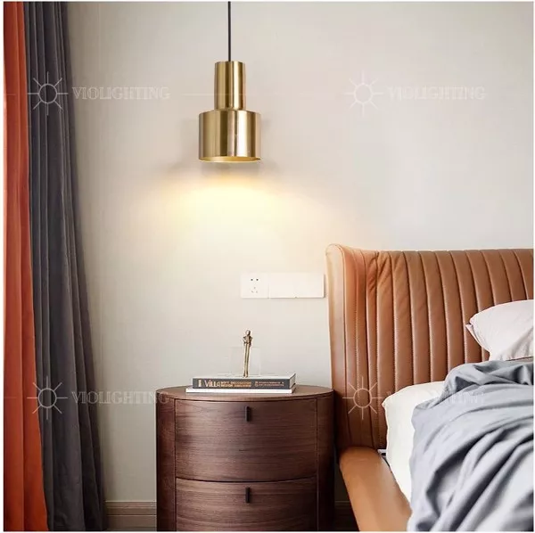 Đèn Thả Decor - Chụp Sắt Si Vàng Đồng Tdc-63