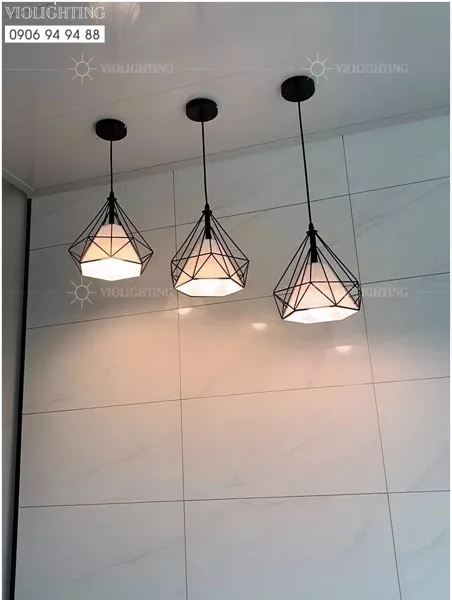 Đèn Thả Sắt Hình Kim Cương Tdc-05
