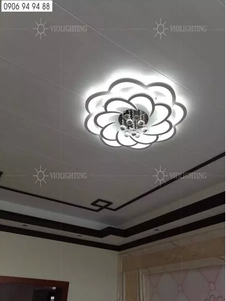 Đèn Ốp Trần Hiện Đại, Thiết Kế Bông Hoa Nghệ Thuật Ot-017