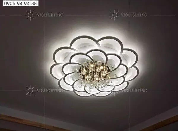 Đèn Ốp Trần Hiện Đại, Thiết Kế Bông Hoa Nghệ Thuật Ot-018