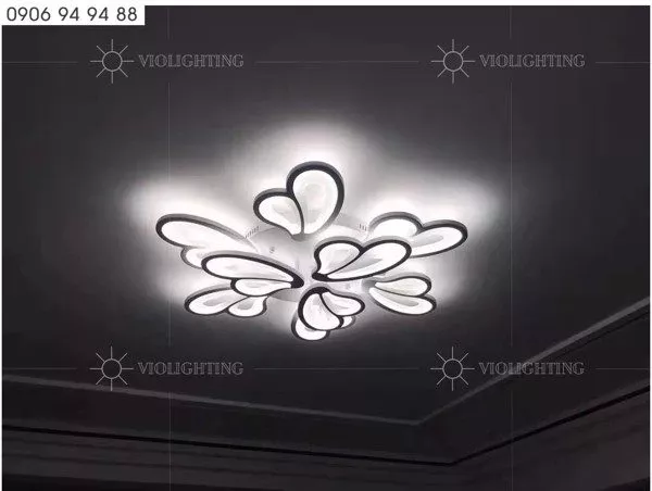 Đèn Ốp Trần Hiện Đại, Thiết Kế Hình Cánh Bướm Ot-040