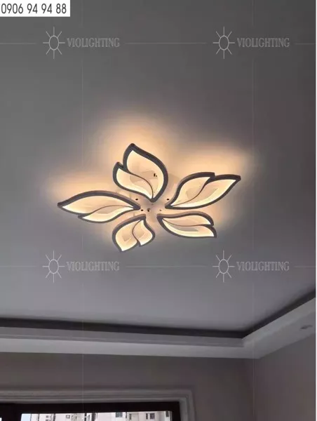 Đèn Ốp Trần Hiện Đại, Thiết Kế Hình Bông Hoa Ot-051