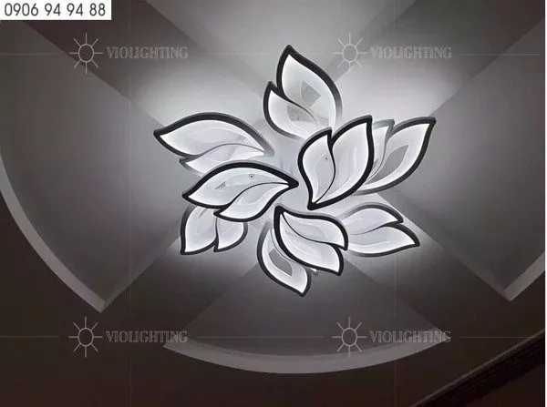 Đèn Ốp Trần Hiện Đại, Thiết Kế Hình Bông Hoa Ot-051