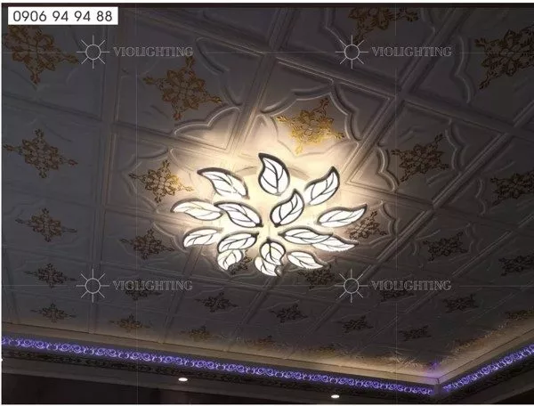 Đèn Ốp Trần Hiện Đại, Thiết Kế Hình Bông Hoa Ot-063