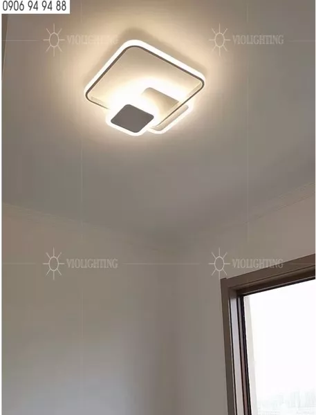 Đèn Ốp Trần Hiện Đại, Thiết Kế Ô Vuông Ot-079