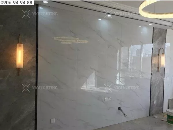 Đèn Gắn Tường Decor, Ống Thủy Tinh Phối Kim Loại Nghệ Thuật Vdc-612
