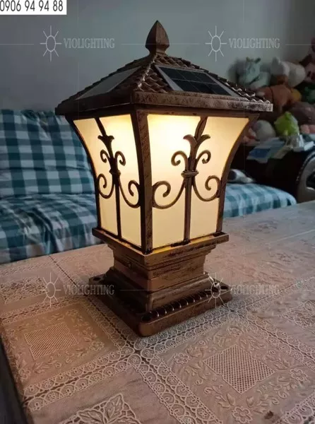 Đèn Trụ Cổng - Hàng Rào, Hành Lang Năng Lượng Mặt Trời Dtc-08