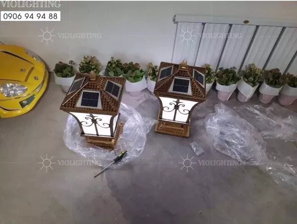 Đèn Trụ Cổng - Hàng Rào, Hành Lang Năng Lượng Mặt Trời Dtc-08