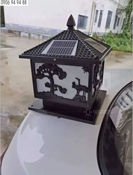 Đèn Trụ Cổng - Hàng Rào, Hành Lang Năng Lượng Mặt Trời Dtc-24Đ