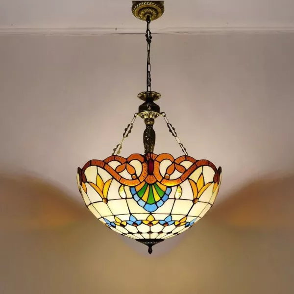 Đèn Thả Decor - Phong Cách Tiffany - Thủy Tinh Màu Cao Cấp Ttf-5053