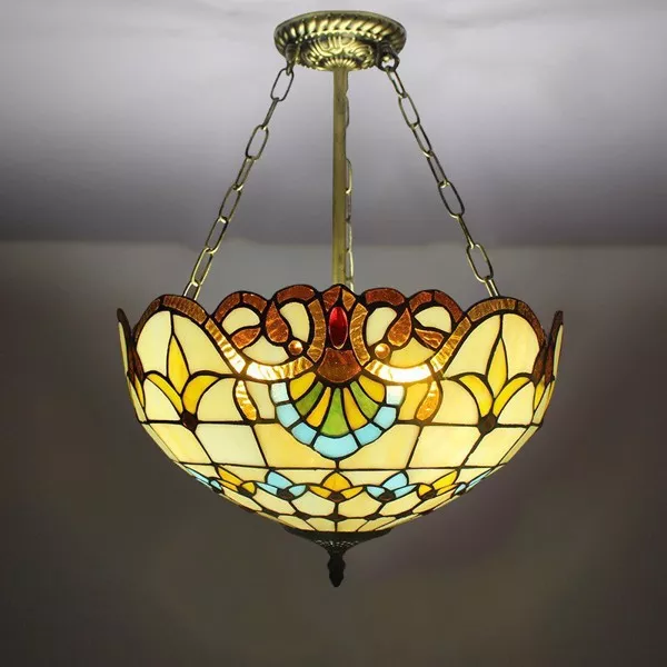 Đèn Thả Decor - Phong Cách Tiffany - Thủy Tinh Màu Cao Cấp Ttf-5053