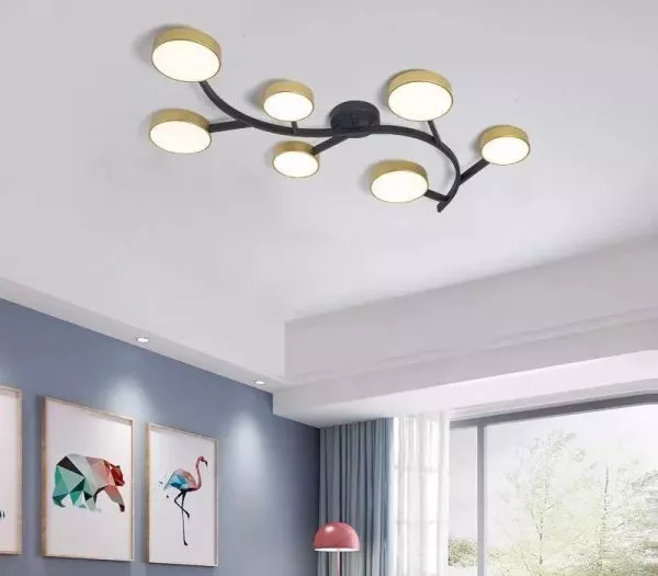 Đèn Ốp Trần Hiện Đại - Thiết Kế Tán Cây Nghệ Thuật Ot-123 - Hình Ảnh 2