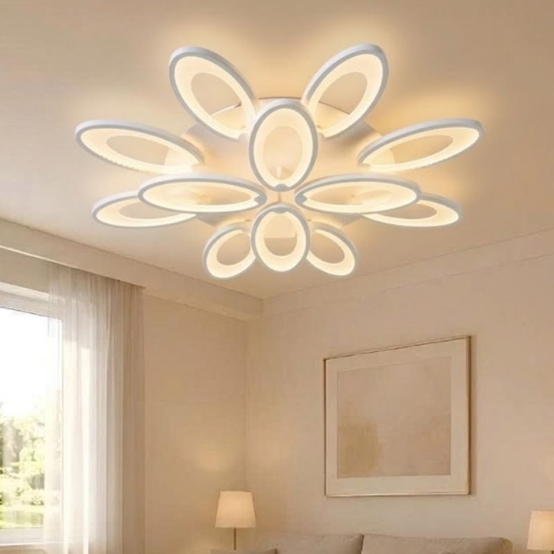 Đèn Ốp Trần Hiện Đại, Thiết Kế Hình Bông Hoa OT-057 - Hình ảnh 2