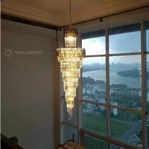 Đèn trang trí thông tầng-sảnh, thẻ phale cao cấp DTT-107