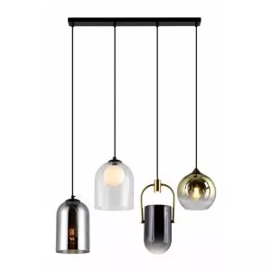 Đèn thả nhà bếp-bàn ăn thủy tinh phối màu Nghệ Thuật TDC-62