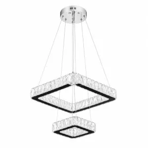 Đèn chùm phale, thiết kế khung hình vuông hiện đại DC-442