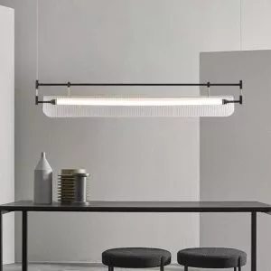 Đèn thả hiện đại – thiết kế LED thanh ngang phối Mika cao cấp DT-32