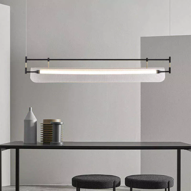 Đèn thả hiện đại - thiết kế LED thanh ngang phối Mika cao cấp DT-32